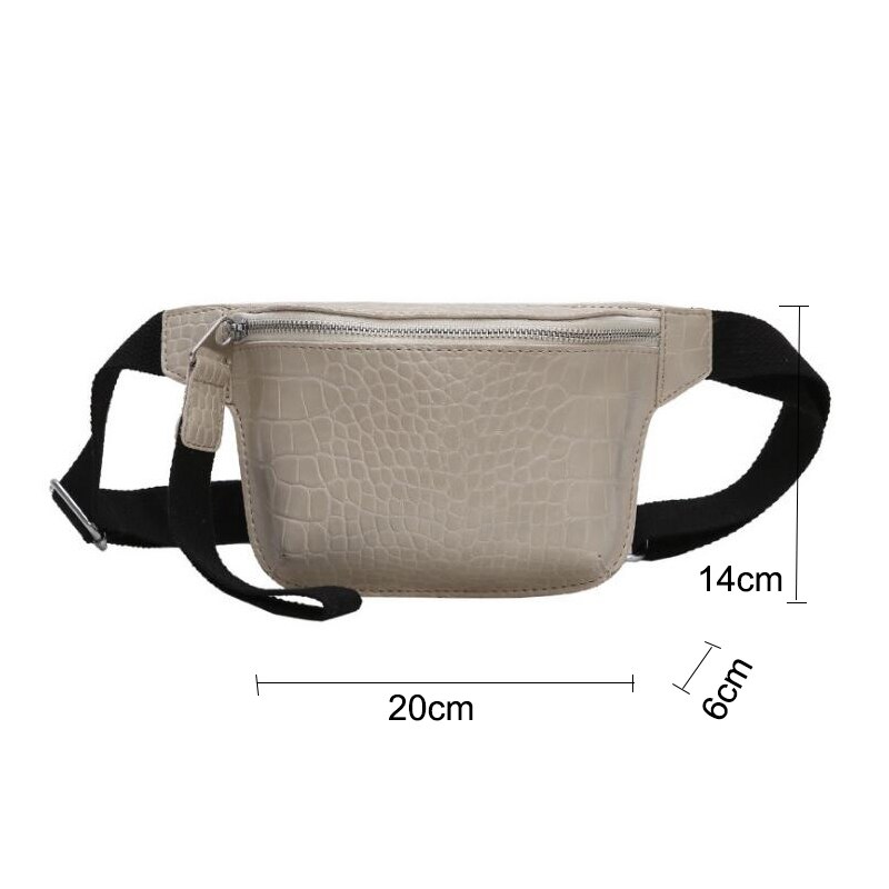 Swdf kvinners veske midjeveske krokodille flerfarget messenger brystveske clutch kvinnelig pu lær håndveske cross body veske