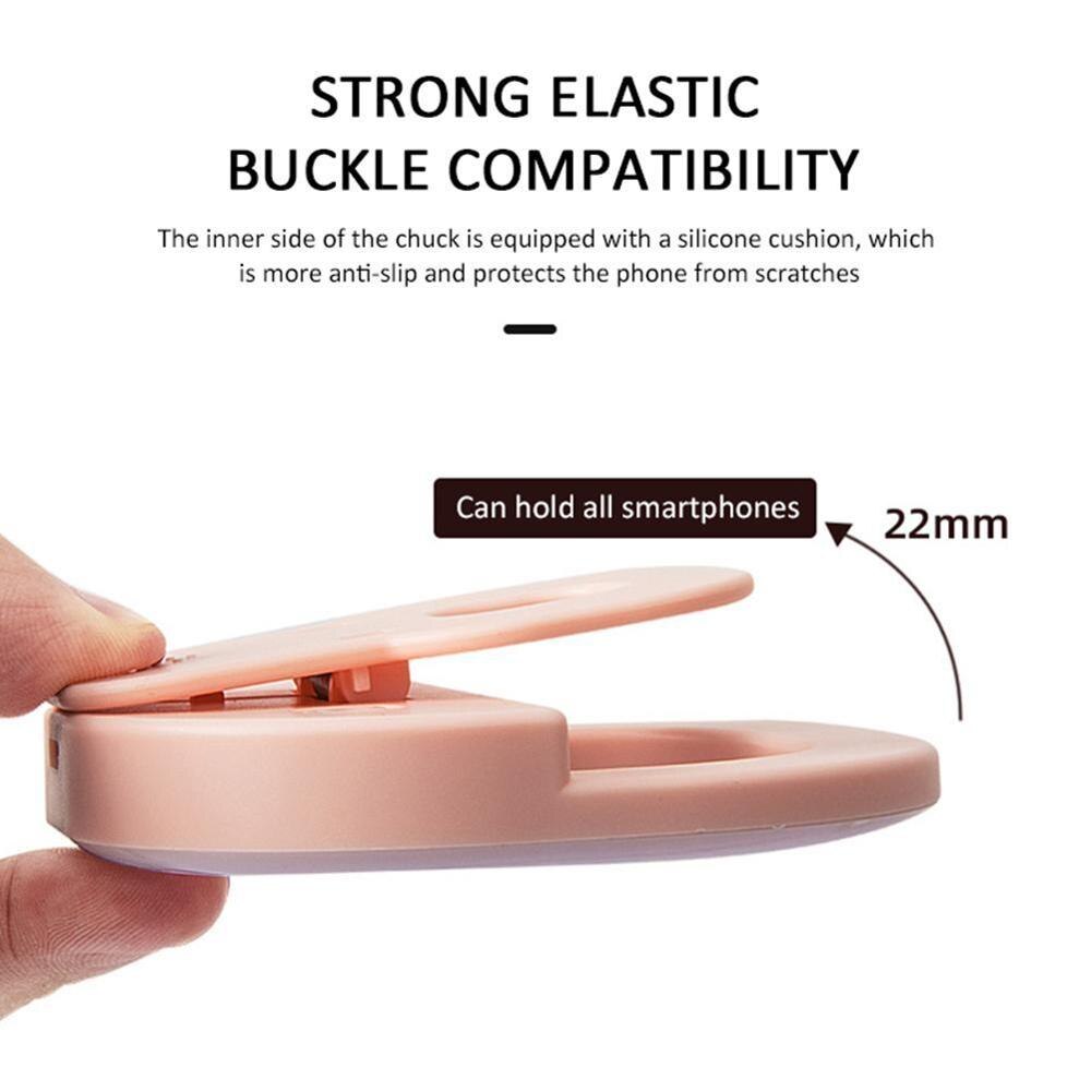 1PC Mini LED Ring Light Clip On Mobile Phone Fill Light Self Timer Square Miniature Mobile Phone LED Lamp Selfie Ring Light