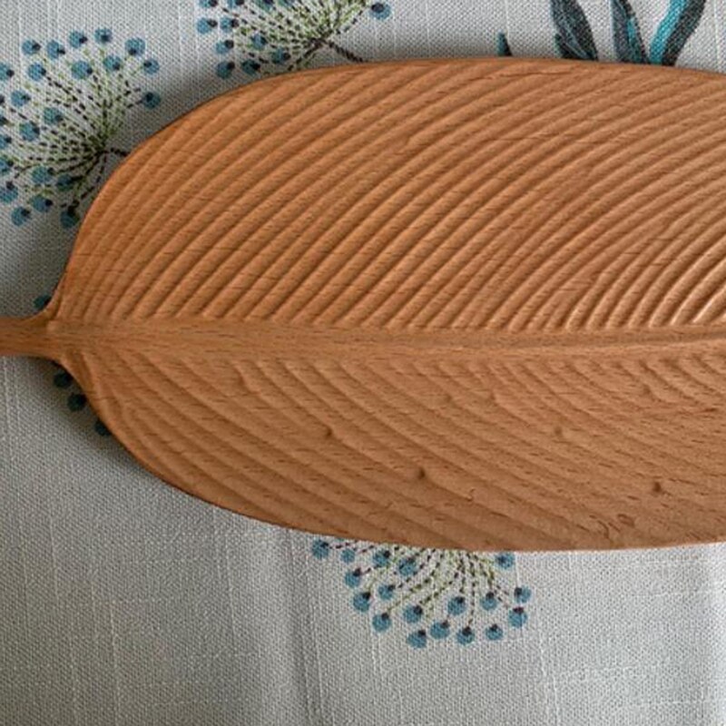 Käsintehty lehtipuutarjotin lehtityyppinen puulevy