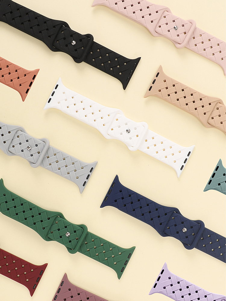 Strap For Apple Watch Band 44mm 40mm 45mm Braided 49mm 41mm 42mm Breathable correa bracelet iwatch series 9 8 7 se 3 5 6 ultra 2