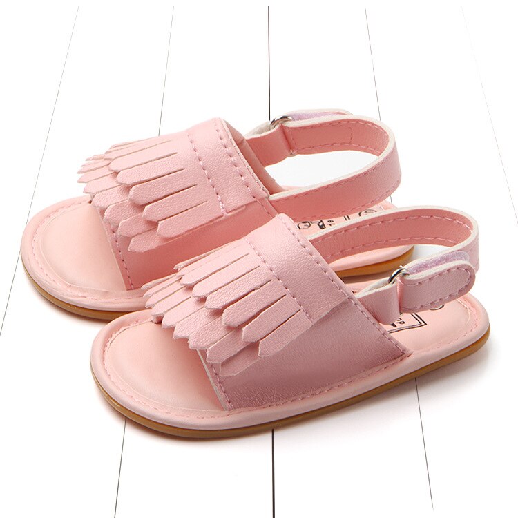 Verão do bebê meninas sandálias crianças sapatos para recém-nascidos chinelos de bebê da criança meninas antiderrapante sapatos de praia sandálias de praia 0-18months: EE05 / 13-18 meses