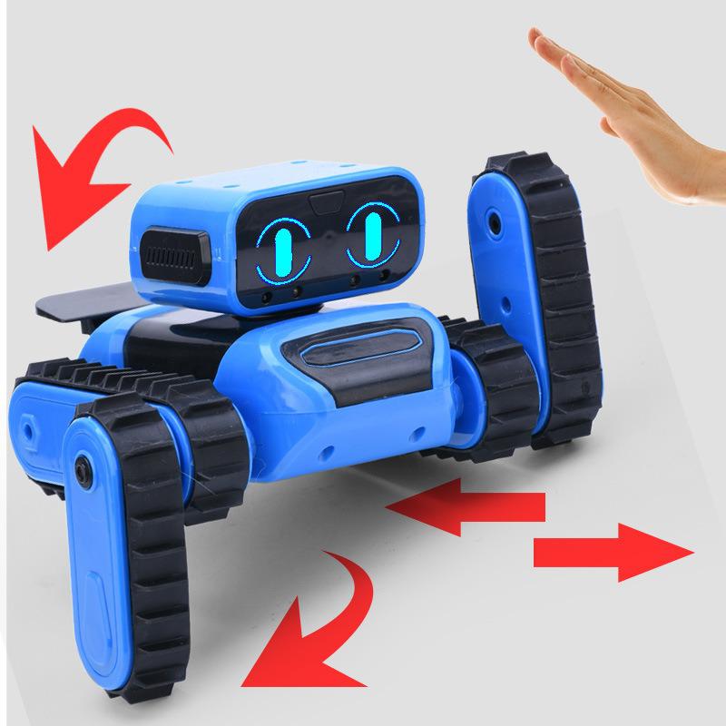 STEM DIY RC acrobatica Robot intelligenza evitamento programmazione gesto induzione segui giocattoli educativi Robot intelligenti artificiali