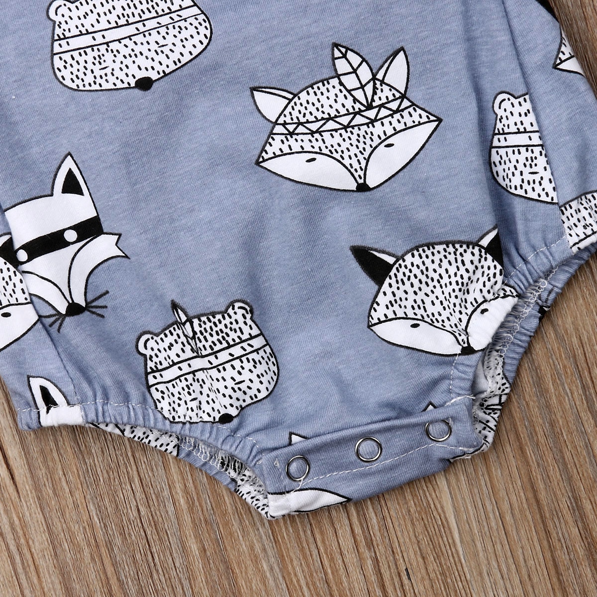 Zomer Leuke Pasgeboren Baby Kids Baby Jongen Meisje Bodysuit Mouwloze Cartoon Dier Jumpsuit Playsuit Kleding Outfit