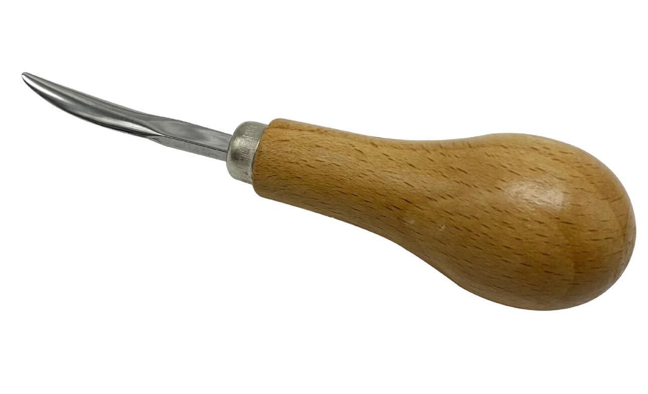 Jewelry Diamond Bezel Set Gemstone Setting Tool Pusher Hand DIY Tool with Wooden Handle: PURPLE