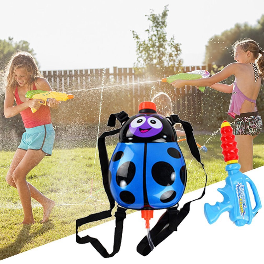 Kinderen Kever Fun Rugzak Druk Water Tool Zomer Strand Hogedruk Pompen Water Speelgoed