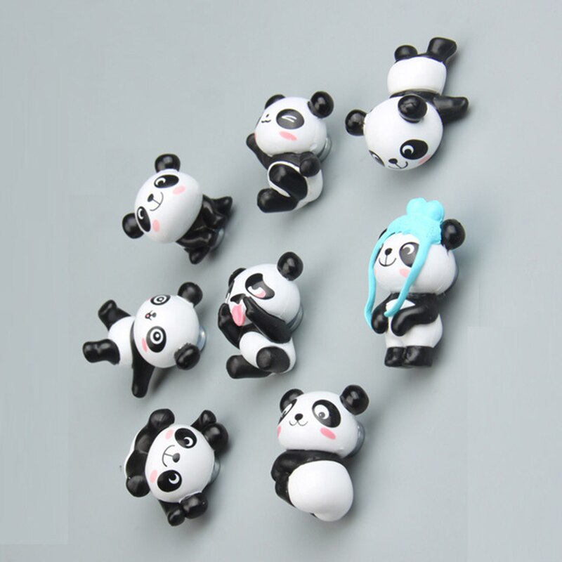 3D Cartoon Panda Magneet Kinderen Woninginrichting Decoratie Bord Post Voor Vroege Onderwijs