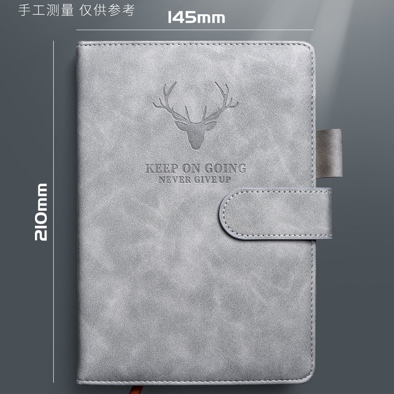 Super Thick Leather A5 Notebook Diary Journal Weekly Planner Agenda Note Books Hasp Business Office Daily Work Notebook Notepad