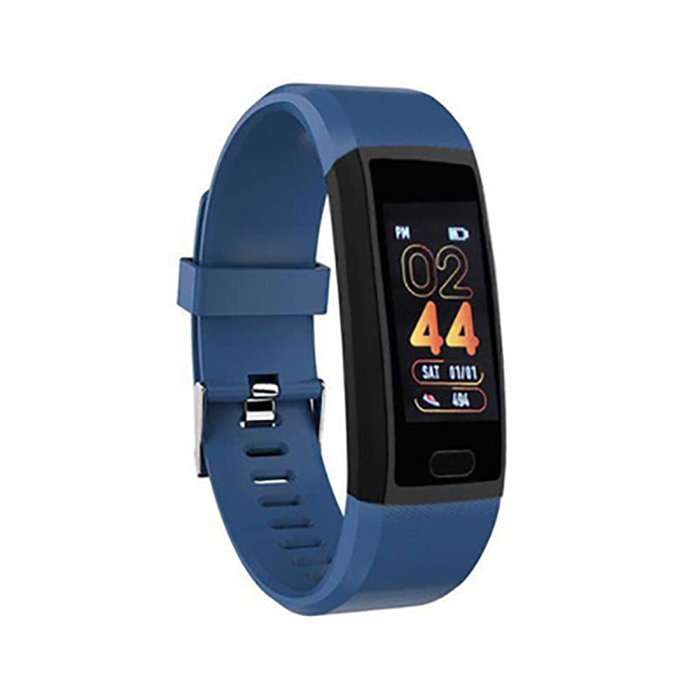 118 Plus Clever Armbinde Armbinde Fitness Tracker Herz Bewertung Monitor Band Tracker Clever Armbinde Wasserdichte Smartwatch: Blau