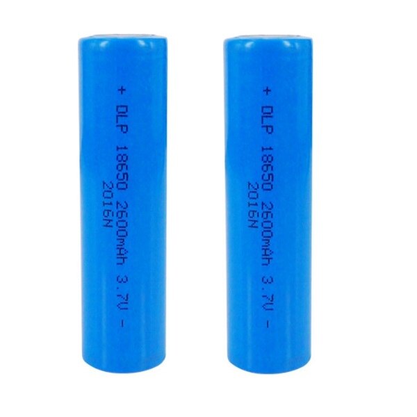 Antirr Original 18650 2600 mAh batterie rechargeable 18650 Li ion 3.7 v ICR batterie Rechargeable pour batterie samsung 18650: 2pcs
