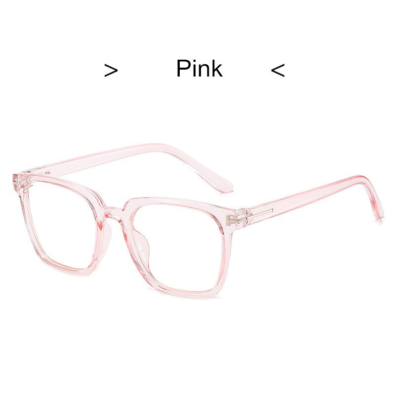 Kottdo blått ljus blockerar receptbelagda fotokromatiska glasögon män optiska glasögon ram närsynthet progressiva glasögon: Rosa