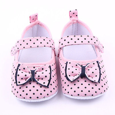 Dejlige sneakers nyfødte baby krybbe sko prinsesse piger spædbarn toddler bløde sål sko