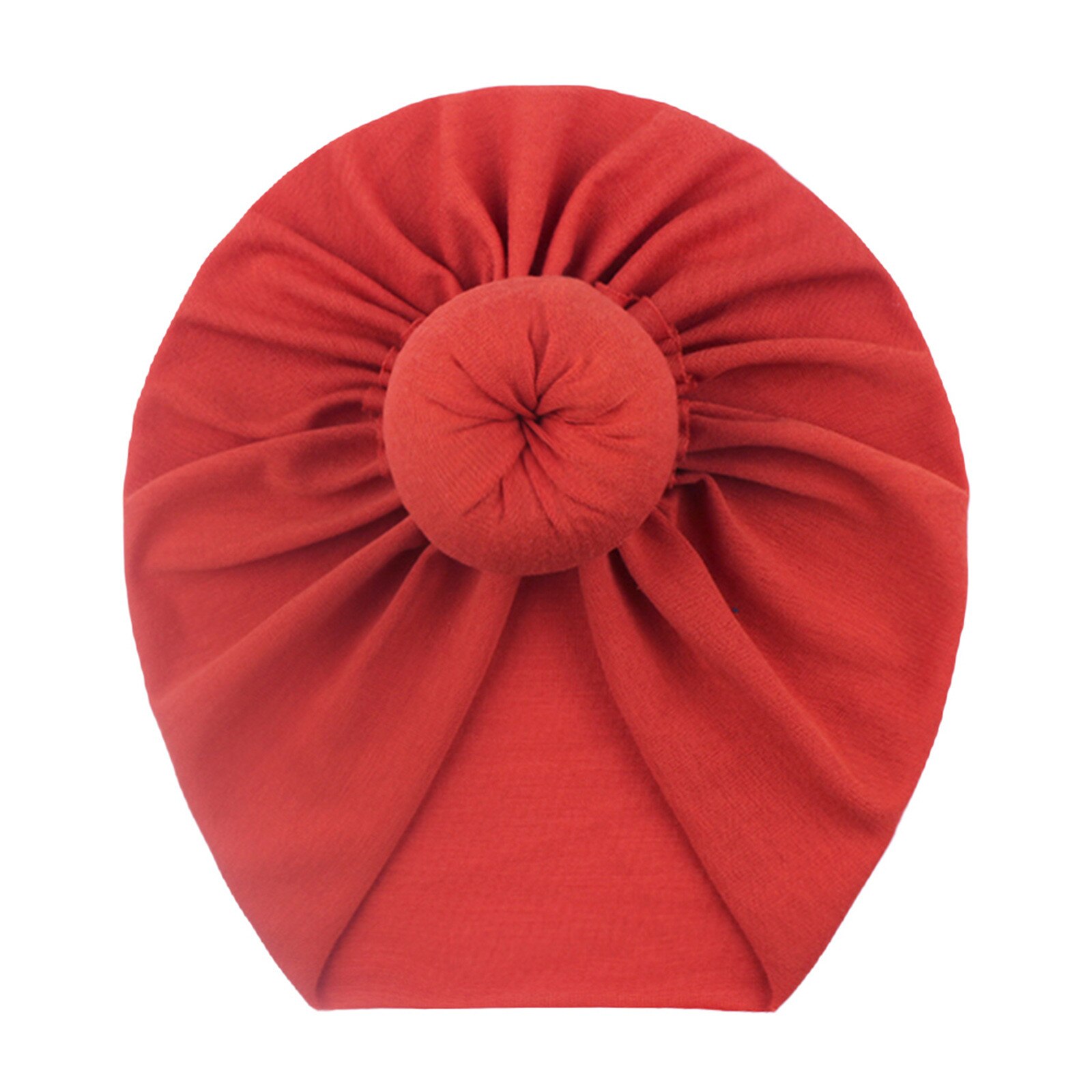 Peuter Kids Baby Hoofdbanden Baby Jongens Meisjes Solid Bow Geknoopt Hoed Beanie Hoofddeksels Accessoires Zachte Tulband Head Band: OR
