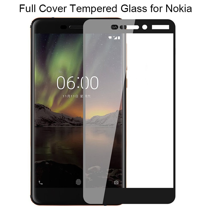 9h vidro temperado para nokia 7 plus protetor de tela para nokia 2 2.1 3 3.1 vidro protetor em nokia 5 5.1 6 6.1 2018