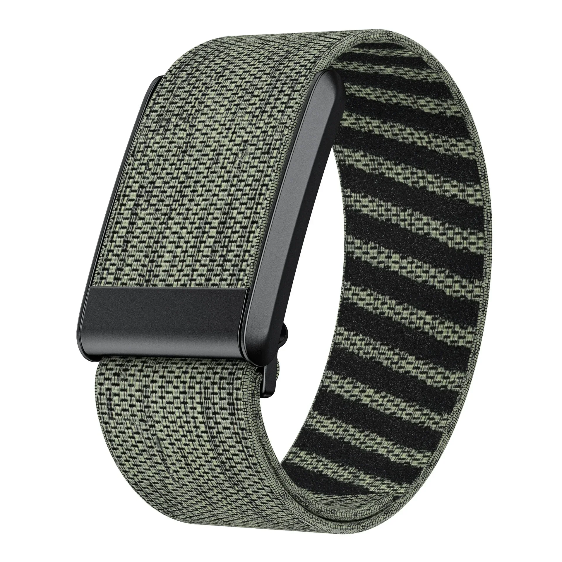 Neues Nylon-Fitnessband, atmungsaktiv, verstellbar, Sport-Armband, weicher Schutz, Tracker-Gurt für Whoop 4.0 für Damen und Herren: Black