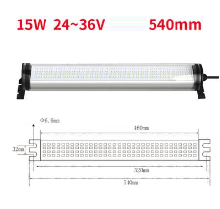LED CNC machine tool lamp Tri-proof light(Waterproof, explosion-proof and dustproof: 15W24-36V