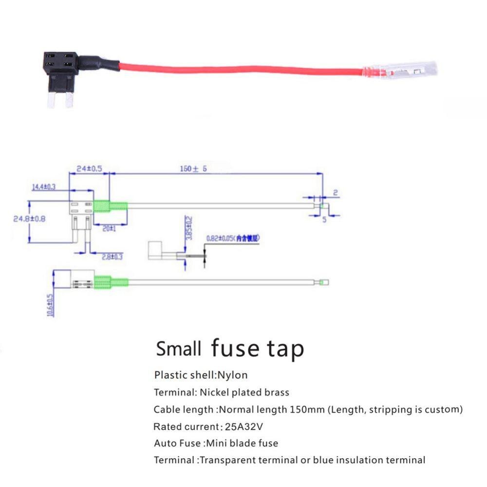 Newest 32V ATO ATC Add A Circuit Fuse Tap Piggy Back Standard Blade Fuse Holder With Terminal And Sheath