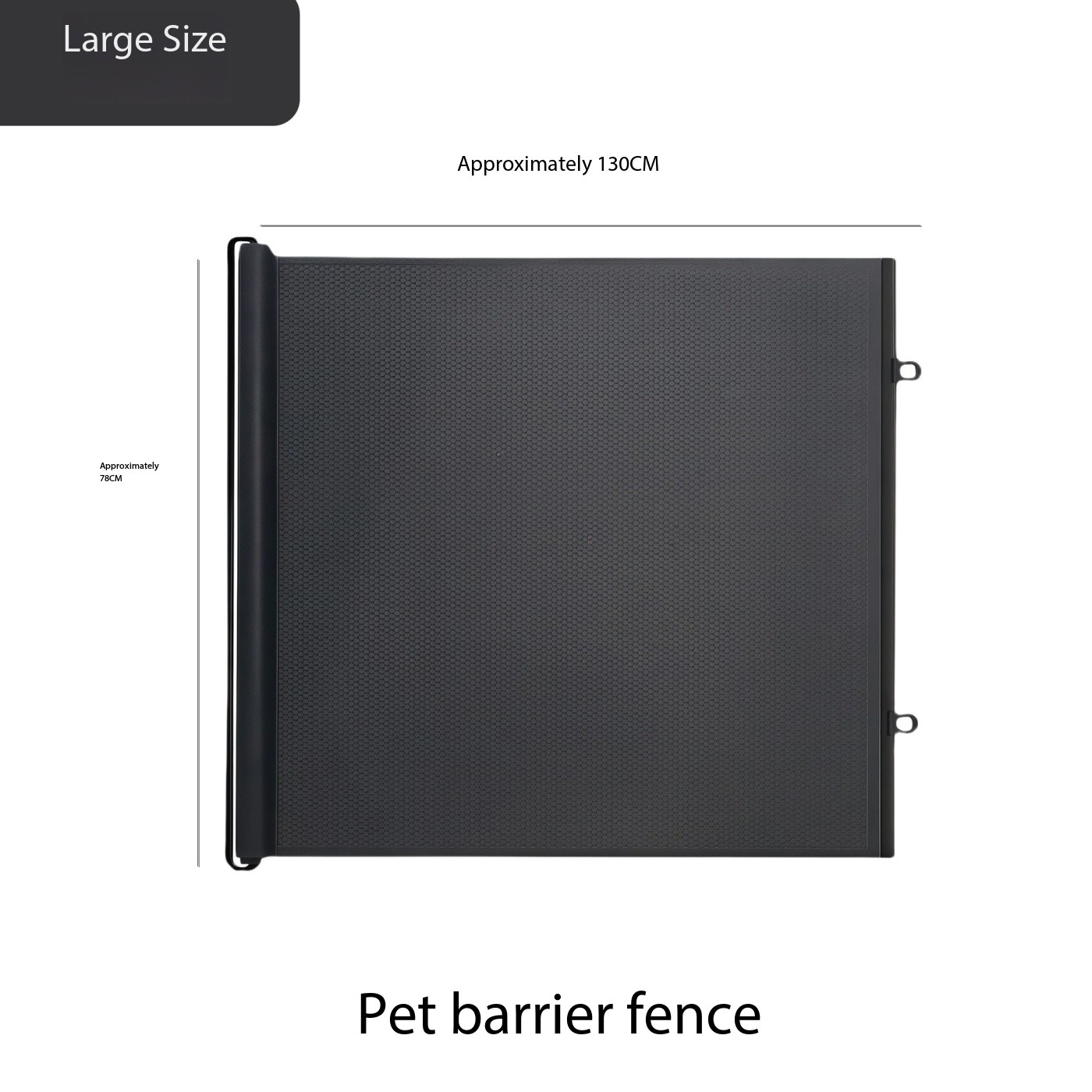 Recinzione retrattile automatica per animali domestici anti-fuga per gatti, cancello barriera anti-salto, ingresso/uscita porta per gatti, pannello di blocco gatti: bianca