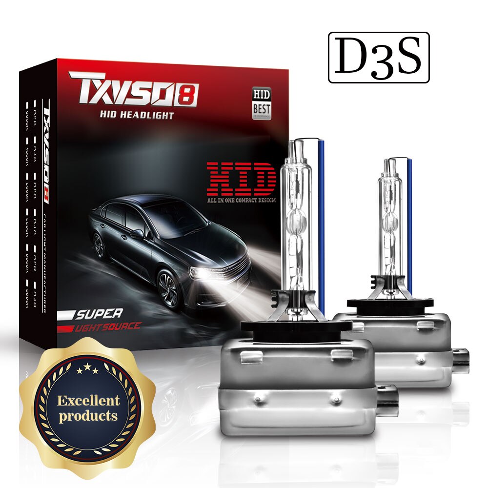 TXVSO8 D3S Car HID Headlights 35W/55W 4300K 5000K 6000K 8000K 10000K 12000K Lights Auto Xenon Bulbs 9000LM bombilla xenon