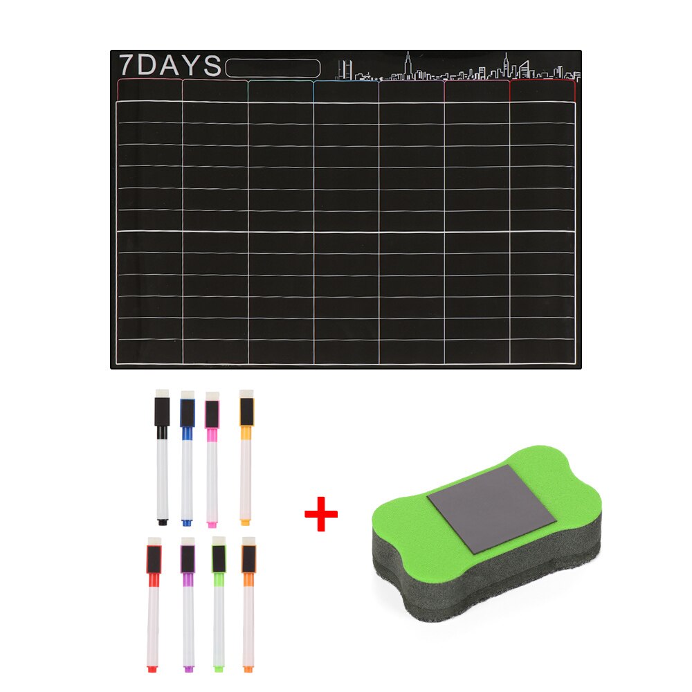 1 set Fridge Calendar, Magnetic Dry Erase Calendar , Monthly Calendar Whiteboard, Desk & Wall & Fridge Calendar/Planner: SET 6