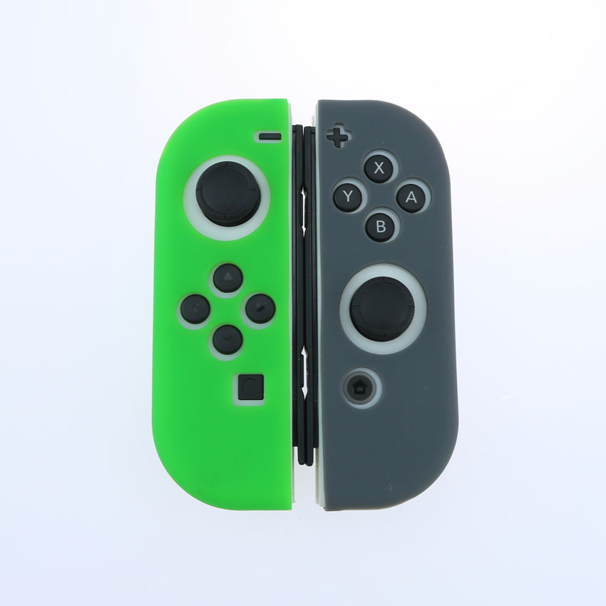 YuXi 1set Kleurrijke Soft Cover Voor Vreugde-Con Silicone Case Skin beschermhoes voor Nintend Schakelaar Joycon Controller