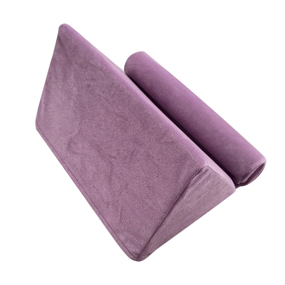 Tablet Pillow Holder Stand Book Rest Reading Support Cushion for Home Bed Sofa GK8899: Light purple