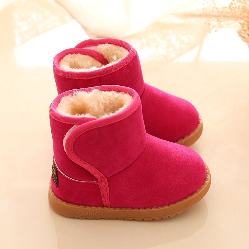 Winter Plus Fluwelen Baby Laarzen Meisjes Jongens Snowboots Baby Peuter Warm Anti-Slip Rubber Zolen Schoenen Kids Kinderen laarzen