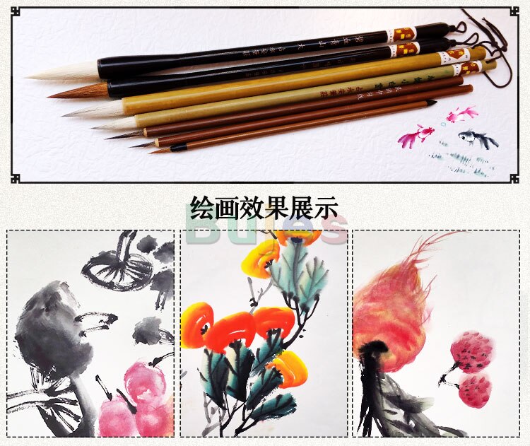 Schrijven Borstel Set Van Traditionele Chinese Schilderen, Landschap Schilderen Borstel Voor Beginners ,15 Stks/set, Kunst Levert