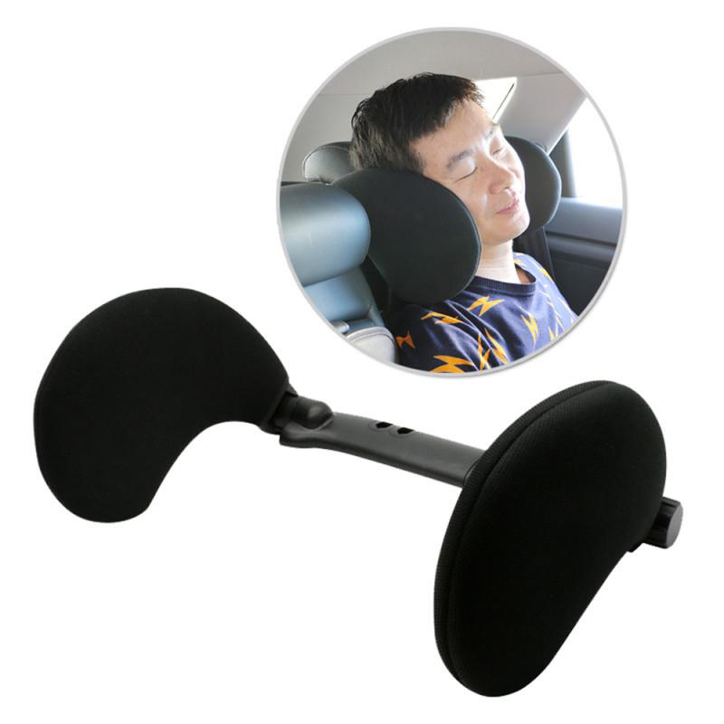 2 farben Auto Sitz Kopfstütze Auto Hals Kissen Schlafen Seite Kopf Unterstützung Mit Hohe Elastische Nylon Versenkbare Unterstützung Für freundlicher & erwachsene