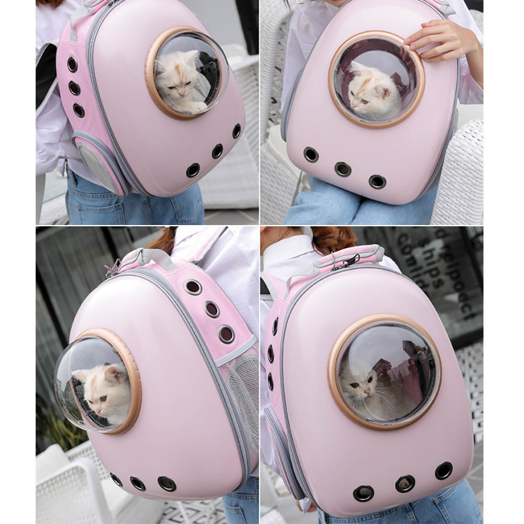 Letvægts forbrugsboble astronaut åndbar taske lille kapsel kæledyr rejse hund rygsæk bærer til kat hund