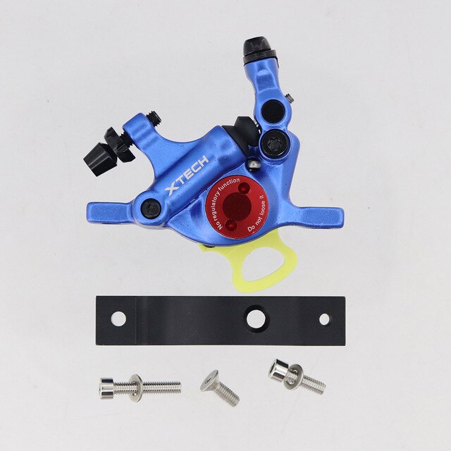 ZOOM Xtech-freno hidráulico de aleación de aluminio HB100 para patinete eléctrico Xiaomi M365/Pro, mejora de frenos de disco M365: Xetch Blue Adapter