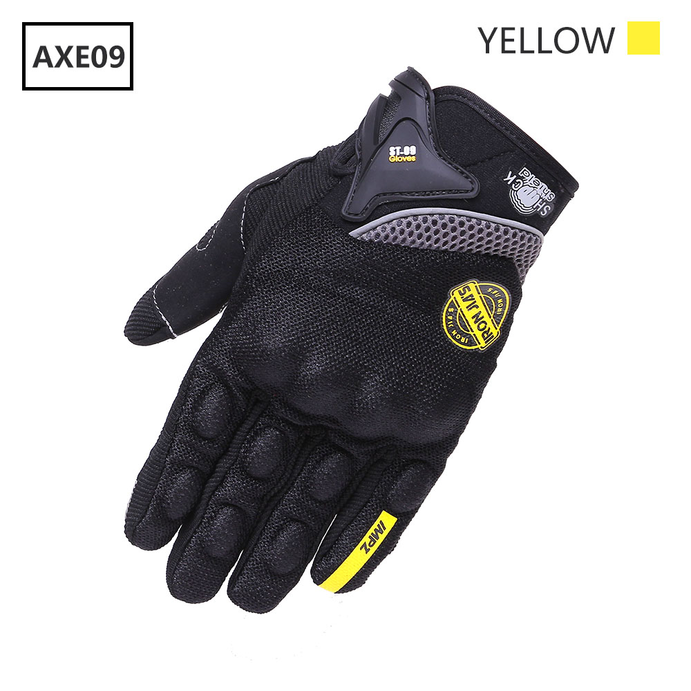 IRON JIA'S-gants de Moto pour hommes, équipement de Protection, complet, respirant, pour Motocross: Yellow / XXL