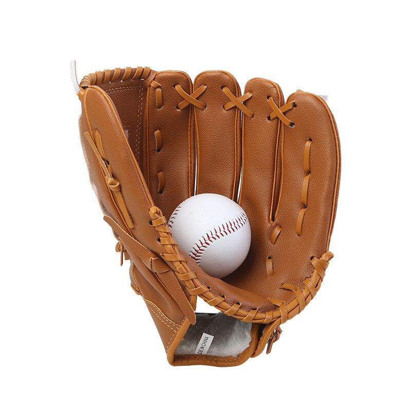 Guante de entrenamiento de Softball para hombre, accesorios de cuero, mano izquierda, bateo de béisbol, Guante de entrenamiento, Beisbol, entrenador de béisbol