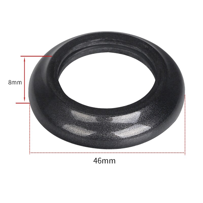 Rondelle conique de casque de vélo 8mm/15mm, entretoise de casque de vélo en carbone, fourche avant, entretoises de tige conique: Gloss 8mm