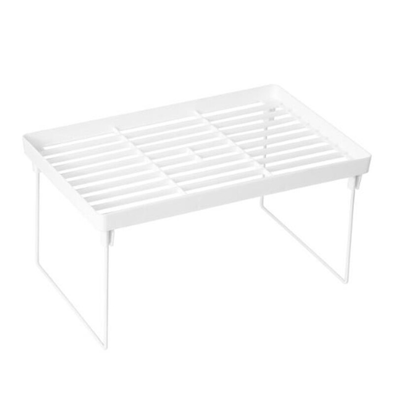 Organizador de cocina de Material ABS, soporte con ranuras para cocina, estante de almacenamiento, soportes para armarios, ahorro de espacio, estante para almacenamiento plegable,: Default Title