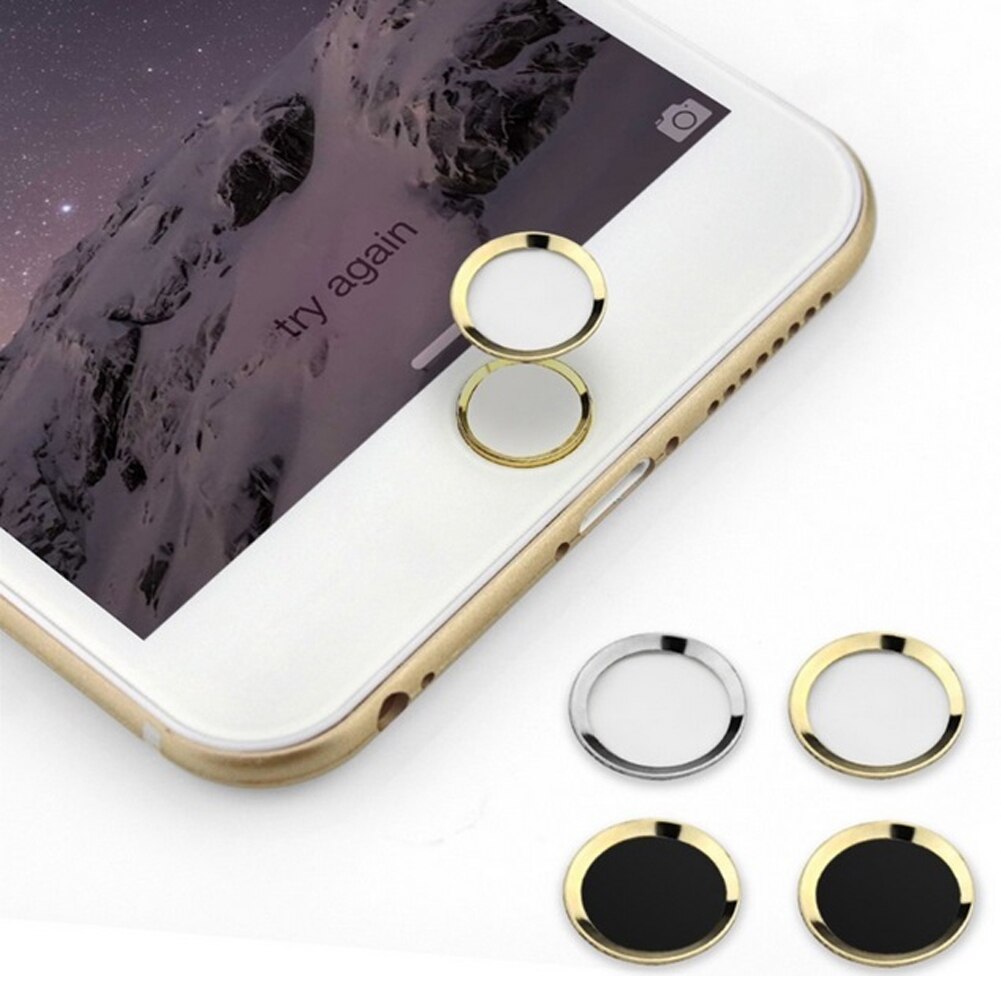 Brand Home Button Key Knop Te Plakken Home-toets Stickers Plus Vingerafdrukherkenning Knop Voor Iphone 5S 6 6S 7 Plus