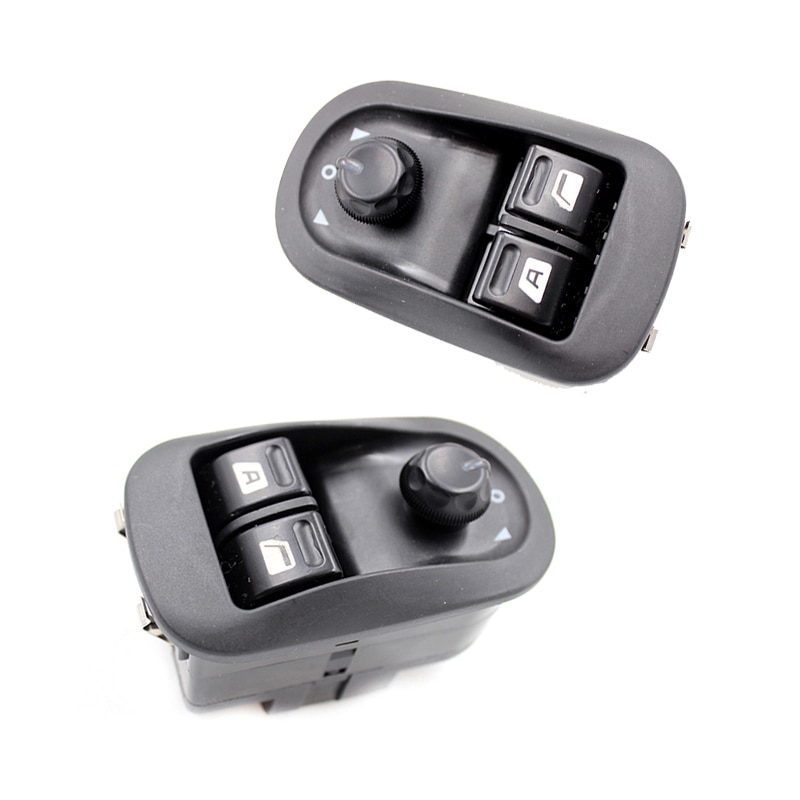 Interrupteur Commande Vitre électrique Et Rétroviseur Pour Peugeot 206, 306 - Réf. 6554.WA