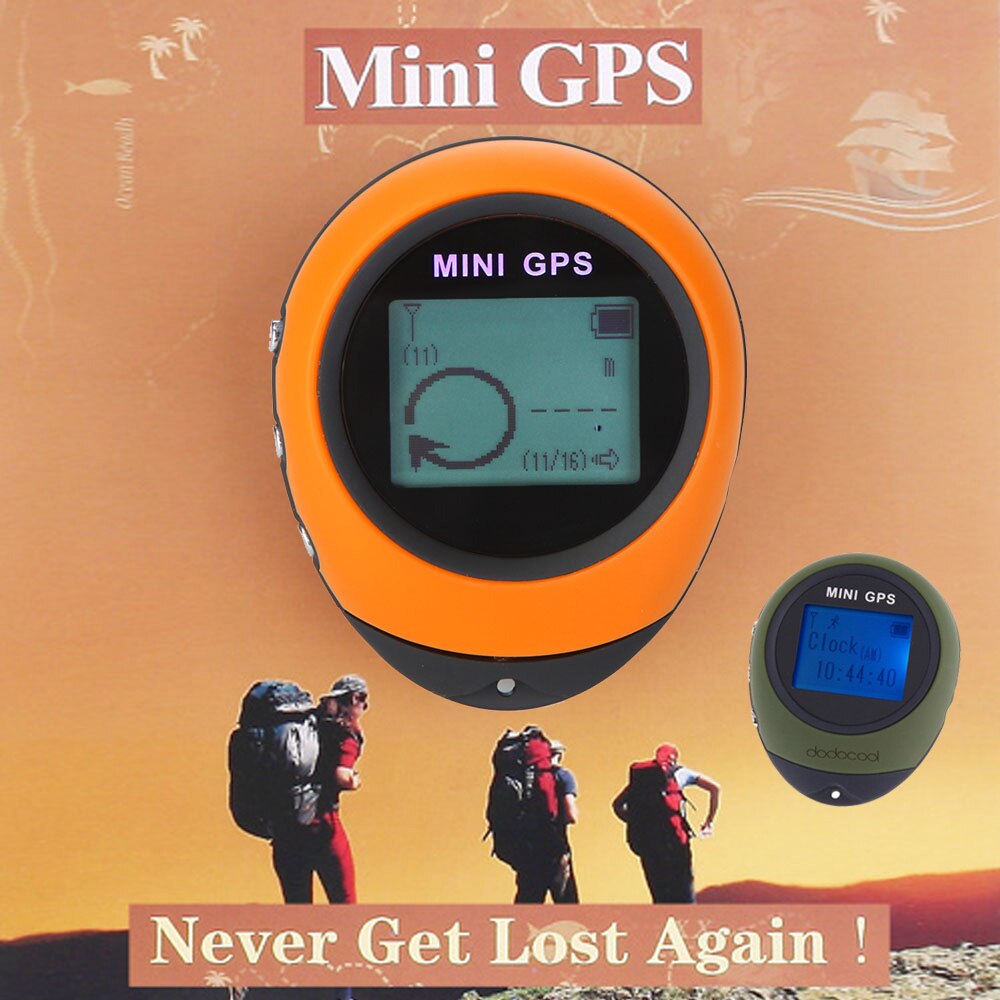 PG03 MINI Schlüsselbund GPS Handheld Navigation USB Aufladbare Locator Tracker mit Kompass Für Outdoor Travel Klettern