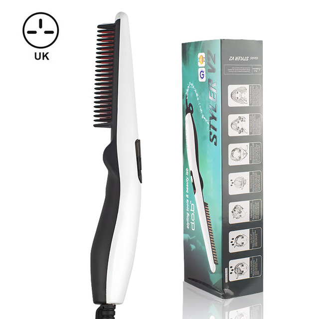 cepillo pelo elÉctrico peine barba secador y alisador innovagoods cepillos para el pelo multifuncional alisador de barba alisador de pelo rizador de pelo rápido peines para el cabello peine hombre