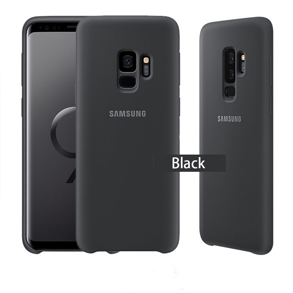 for Samsung S9/S9+ Liquid Silicone Case Official Silicone Soft Back Cover for Samsung Galaxy S9/S9 Plus Case Protection Cover