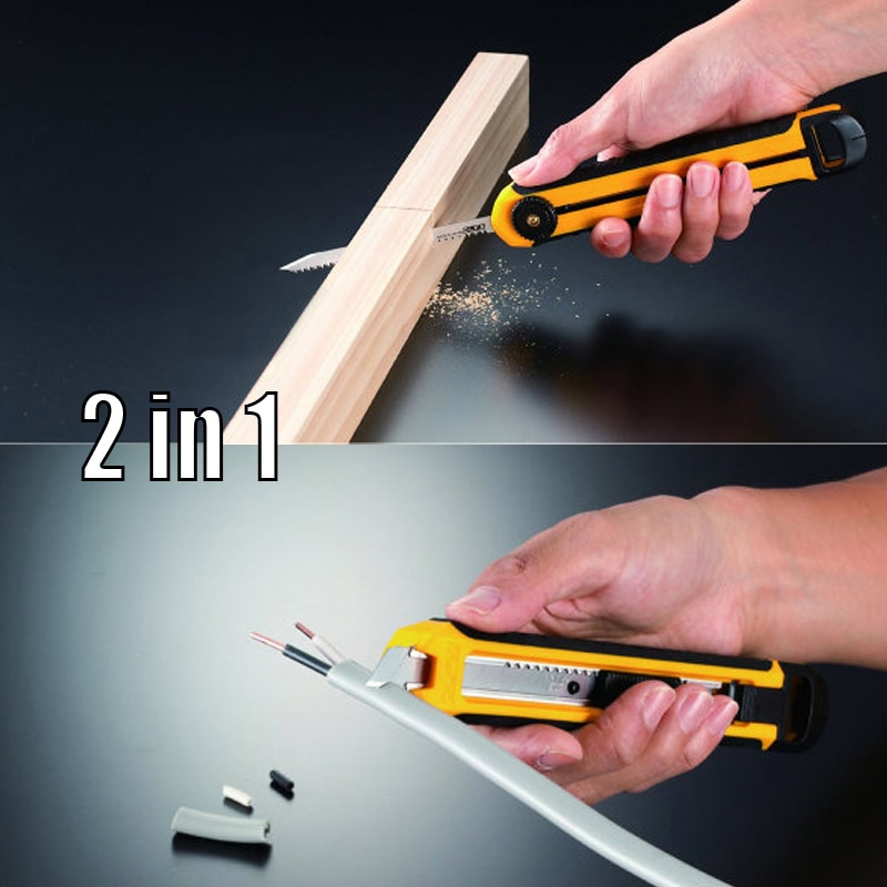 olfa Key hole cutter with saw blade and ratchet-lock utility knife (CS-5) professionnel 217B/CS-5 SWB-5 MTB-10B