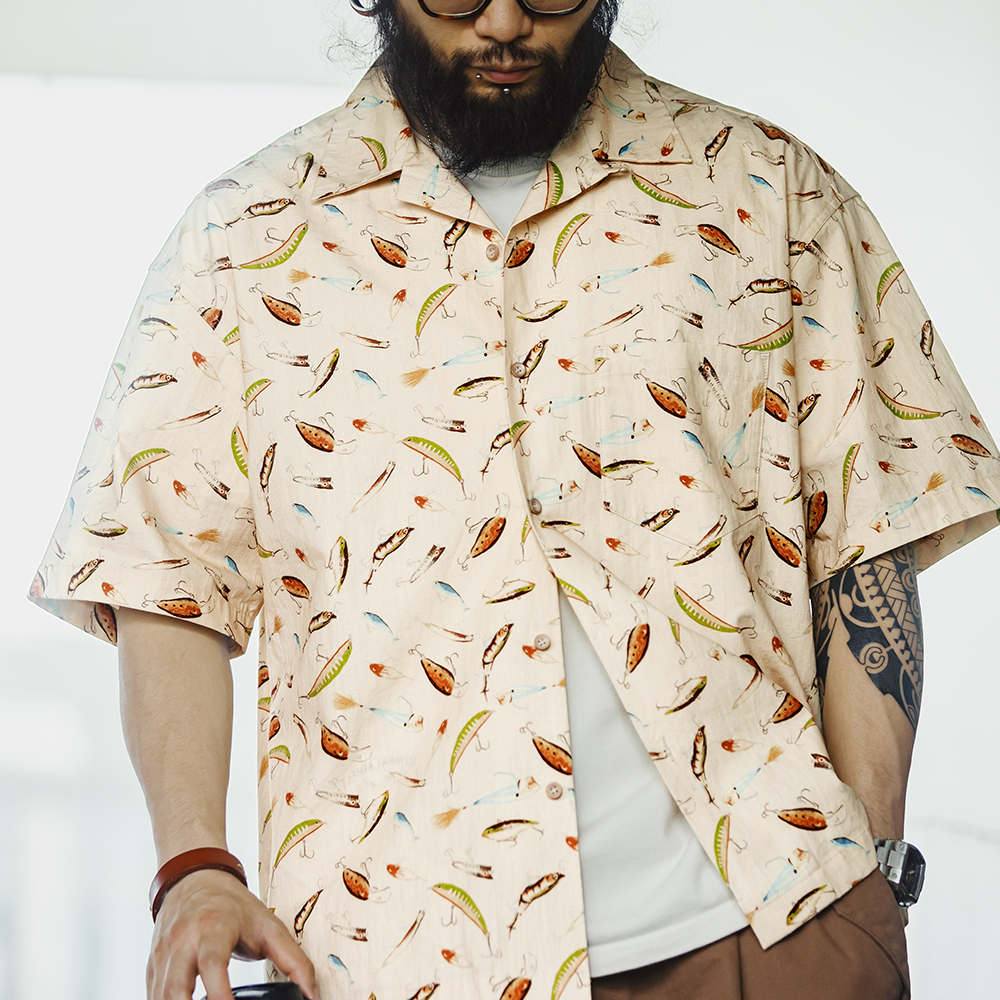 Camisas de manga corta pintadas Maden para hombres y mujeres, camisa de media manga con estampado Hawaiano de algodón, Tops casuales sueltos de verano, Unisex