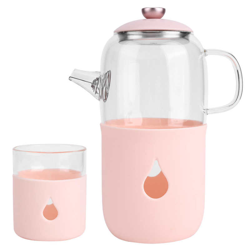 600ml rose bouilloire électrique multi-fonction température constante verre théière prise chinoise 220V