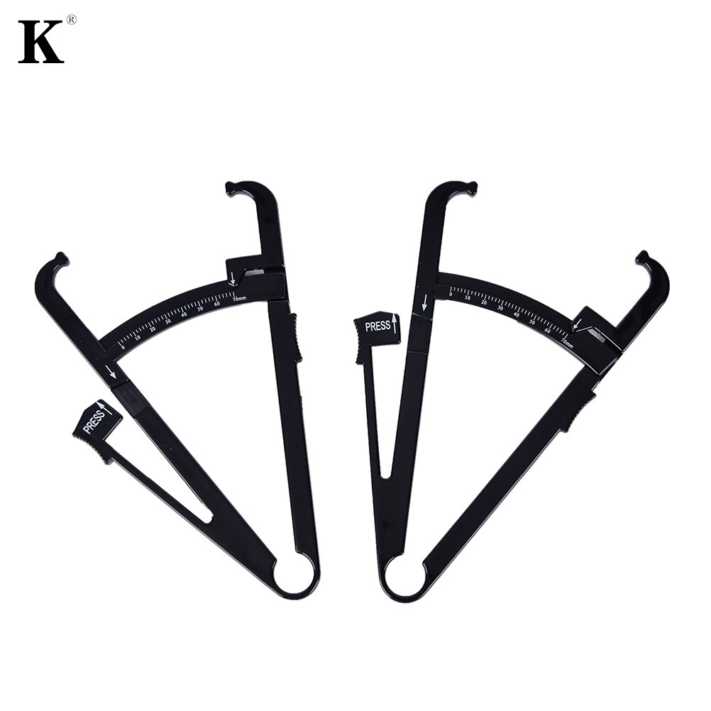 Analizador de grasa corporal, pinza de medición de grasa sebo, tablas de medición de espesor de pliegues cutáneos, medidor de Fitness, lder, 1 ud.