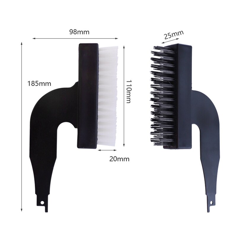 Wire Brush Rust Paint Metal Cleaner for Cleaning Paint/Rust/Dirt Nylon/Steel Brush Works with Electric Reciprocating Saw