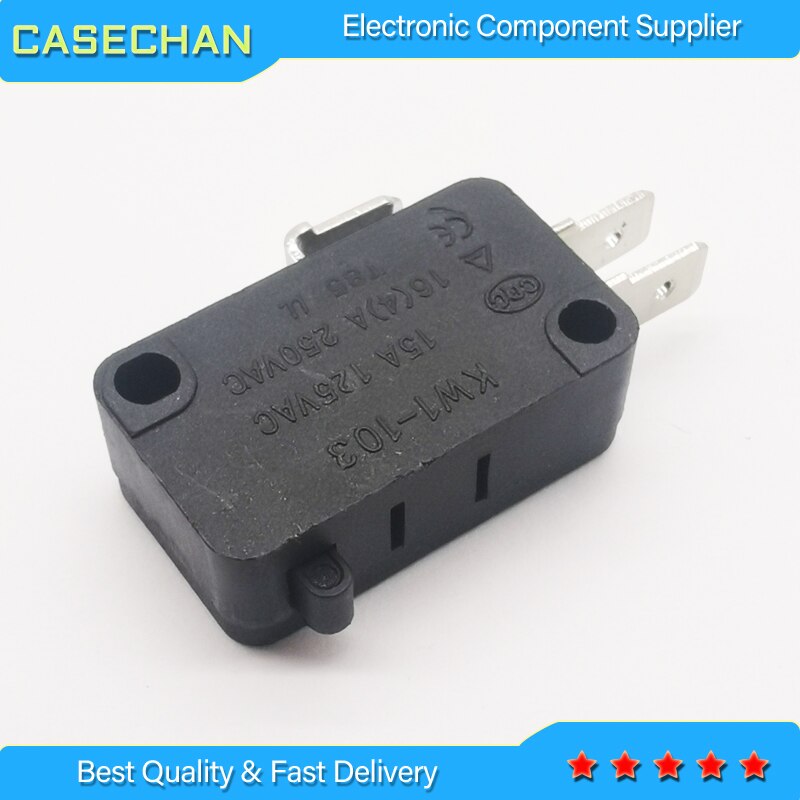 10 Stks/partij Grote Micro Schakelaar V-15-1C25, Zilveren Punt V-15-IC25 Magnetron, Contact Schakelaar, Koper Punt Tact Switch