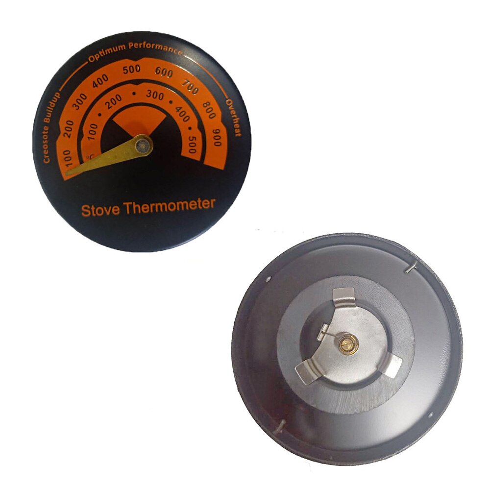 Multifunktionelt hjem magnetisk komfur termometer ovn temperaturmåler til brændeovne gaskomfurer pilleovne