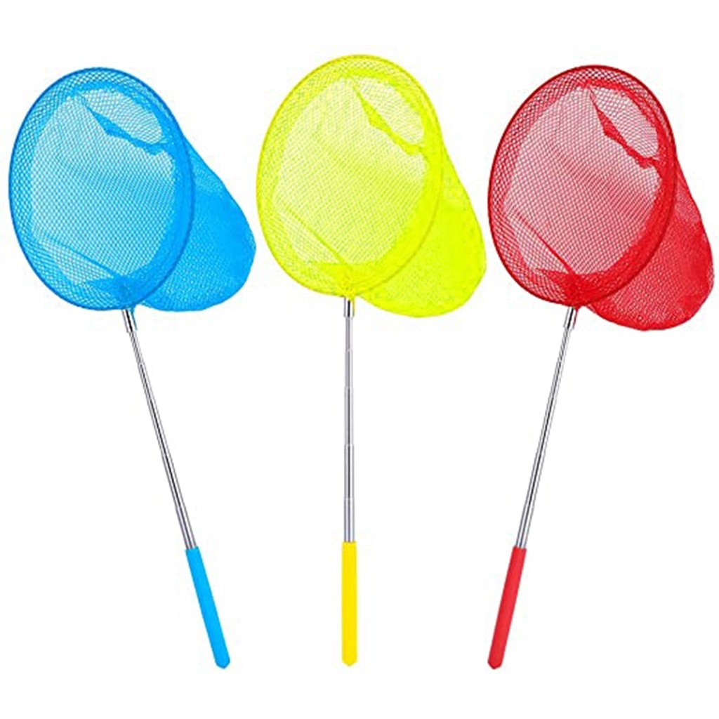 Fishing Landing Net Tool Lightweight Aluminum Alloy Retractable Foldable Fish Net Boat Fish Net Kids Catching Butterflies Tool