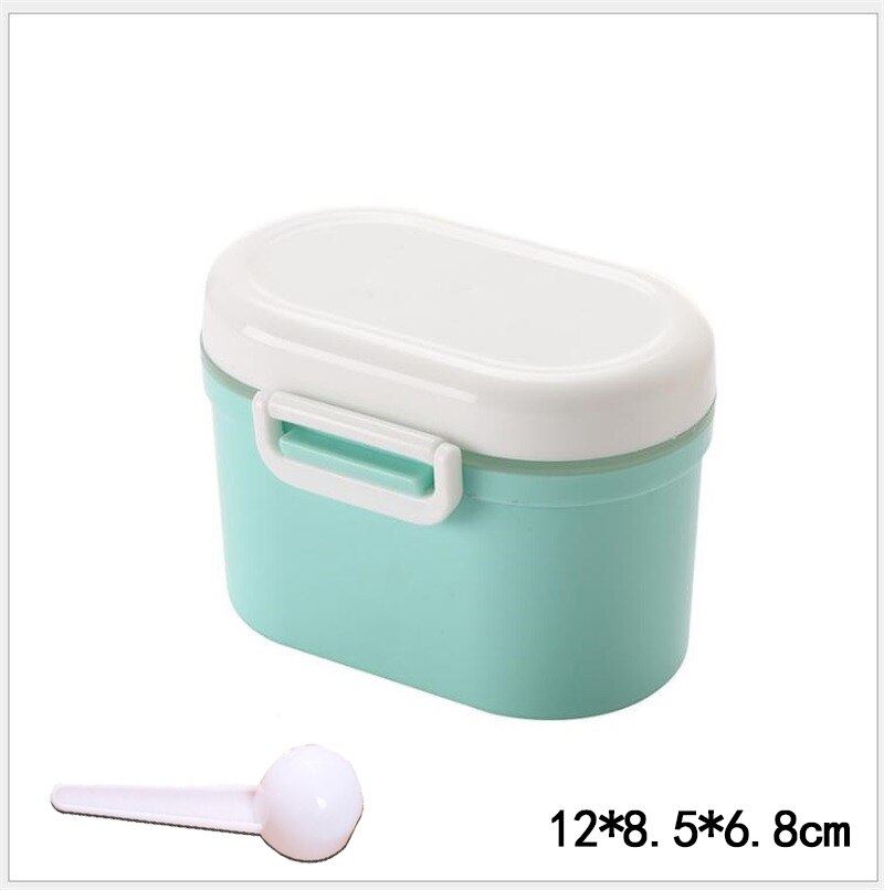 Portable Baby Food Storage Box Essential Cereal Cartoon Infant Milk Powder Box Fruit Snacks Feeding Food Storage Container Box: 6