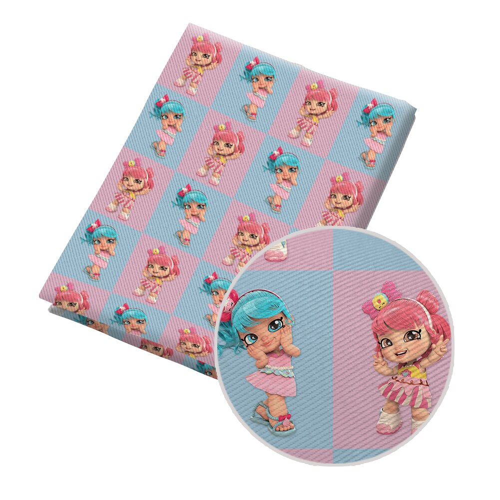 Polyester Katoen Kawaii Kids Pop Meisje Stof Voor Kinderen Kleding Hometextile Gordijn Kussenhoes Diy 50*145Cm: PL4402