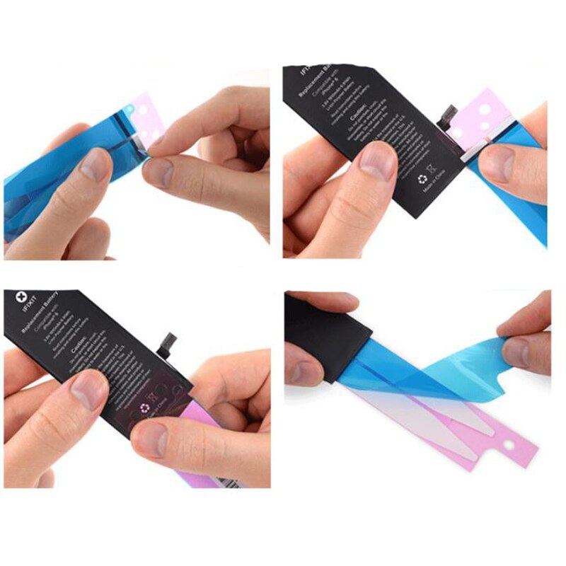 5Pcs Battery Adhesive Sticker Glue Tape Strip Replacement Part Phone Accessories For iPhone 5 5s 6 6s 7 8 Plus